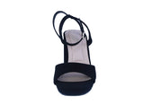 WOMAN'S SHOES BLACK NUB HEELS LILY-62