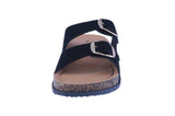 WOMAN'S SHOES BLACK DENIM SANDALS LUCA-5
