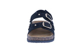 BABY'S SHOES BLACK NUB SANDALS LUCA-6A