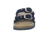 KID'S SHOES BLACK NUB SANDALS LUCA-6K