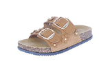 KID'S SHOES TAN NUB SANDALS LUCA-6K