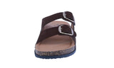WOMAN'S SHOES BROWN SUEDE SANDALS LUCA-8