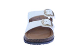 WOMAN'S SHOES WHITE PU LEATHER SANDALS LUCA-8