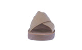 WOMAN'S SHOES CAMEL PU LEATHER SANDALS LUDO