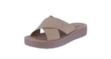 WOMAN'S SHOES CAMEL PU LEATHER SANDALS LUDO