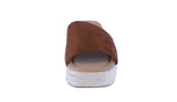 WOMAN'S SHOES BROWN SUEDE ESPADRILLE WEDGE SANDAL LUKE