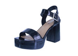 WOMAN'S SHOES BLACK PAT HEELS MACEY
