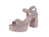 WOMAN'S SHOES NUDE NUB HEELS MACEY