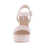 WOMAN'S SHOES IVORY PAT HEELS MACEY