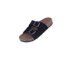 WOMAN'S SHOES BLACK NUB SANDALS MARS-1