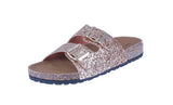 WOMAN'S SHOES ROSE GOLD GLITTER SANDALS MARS-1