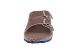 WOMAN'S SHOES TAN NUB SANDALS MARS-1