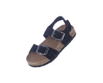 KID'S SHOES BLACK NUB SANDALS MARS-1A