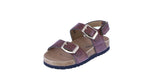 KID'S SHOES CHESTNUT PU LEATHER SANDALS MARS-1A
