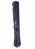 WOMAN'S BOOTS BROWN PAT CROC MARTHA-7