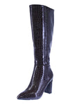 WOMAN'S BOOTS BROWN PAT CROC MARTHA-7