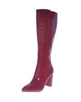 WOMAN'S BOOTS RED PAT CROC MARTHA-7