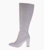 WOMAN'S BOOTS WHITE PU LEATHER CROC MARTHA-1