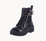 KID'S SHOES BLACK PAT BOOTIES MAXIMAL-18K