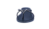 WOMAN'S SHOES BLACK STONE/GLITTER SANDALS MICK-17
