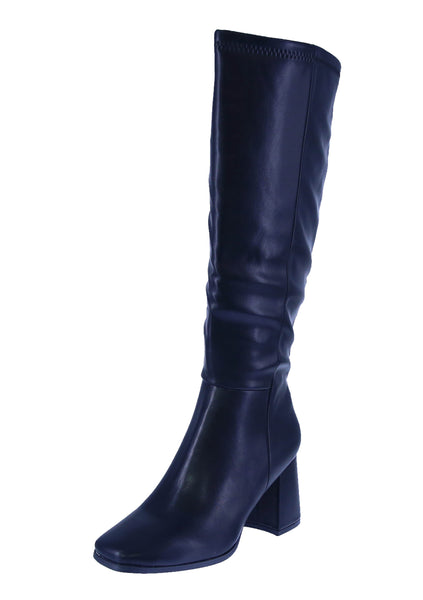 WOMAN'S BOOTS BLACK PU LEATHER MILAN-1
