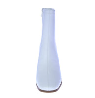 WOMAN'S BOOTIES WHITE PU LEATHER MILAN-40