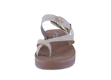 WOMAN'S SHOES BEIGE NUB SANDALS MILLER-1