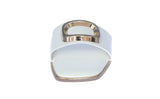 WOMAN'S SHOES WHITE PU LEATHER SANDALS MOANA-1