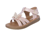 KID'S SHOES BLUSH PU LEATHER/RHINESTONE SANDALS NAOMI-1K