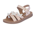 KID'S SHOES NUDE PU LEATHER/RHINESTONE SANDALS NAOMI-15K
