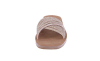 WOMAN'S SHOES ROSE GOLD RHINESTONE/SU SANDALS NIKKI-15