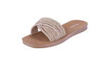 WOMAN'S SHOES ROSE GOLD RHINESTONE/SU SANDALS NIKKI-15