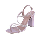 WOMAN'S SHOES BLUSH PAT GLITTER HEELS NILE-38