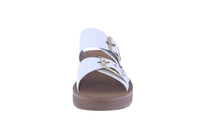 WOMAN'S SHOES WHITE PU LEATHER SANDALS OTTO-1