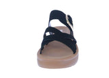 WOMAN'S SHOES BLACK NUB SANDALS OTTO-22