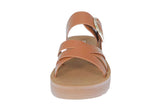 WOMAN'S SHOES TAN PU LEATHER SANDALS OTTO-22
