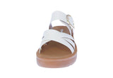 WOMAN'S SHOES WHITE PU LEATHER SANDALS OTTO-22