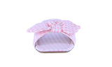 WOMAN'S SHOES PINK/WHITE FABRIC SANDALS PENNY-2