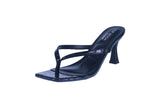 WOMAN'S HEELS BLACK CROC PAT PHOEBE-22