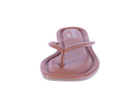 WOMAN'S SHOES TAN PU LEATHER SANDALS PRISCILLA-5