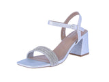WOMAN'S SHOES SILVER GLITTER HEELS QUEENA-22