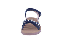 KID'S SHOES BLACK PU LEATHER SANDALS RARE-36K