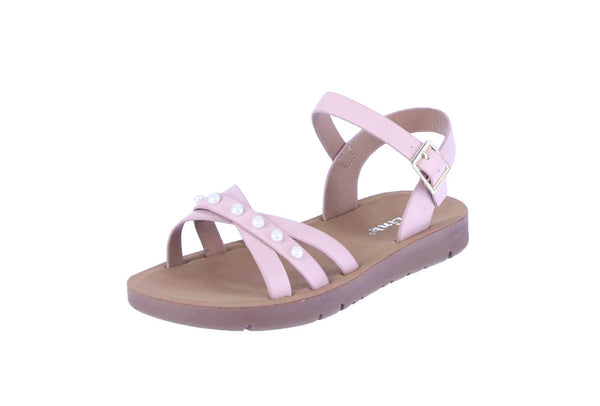 KID'S SHOES PINK PU LEATHER SANDALS RARE-36K