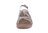 WOMAN'S SHOES ROSE GOLD STONE/METALLIC SANDALS RECOMMEND-64