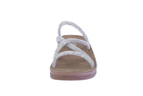 WOMAN'S SHOES SILVER STONE/GLITTER SANDALS RECOMMEND-68