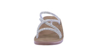 KID'S SHOES SILVER STONE/GLITTER SANDALS RECOMMEND-68K