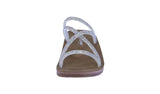 KID'S SHOES WHITE STONE/GLITTER SANDALS RECOMMEND-68K