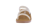 KID'S SHOES CHAMPAGNE RHINESTONE SANDALS RECOMMEND-6K