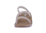 KID'S SHOES ROSE GOLD RHINESTONE SANDALS RECOMMEND-6K
