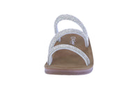 KID'S SHOES SILVER RHINESTONE SANDALS RECOMMEND-6K